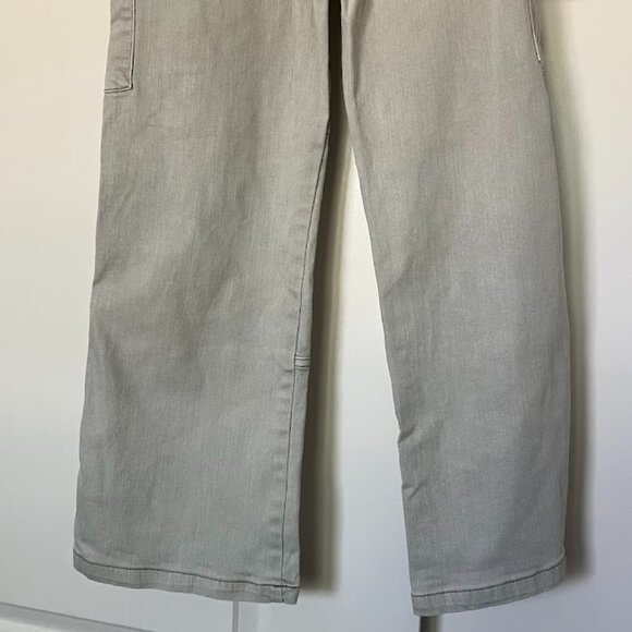 Art Class Tan Gray Wide Leg Cargo Denim Jeans Pants Size 12 - Picture 6 of 6